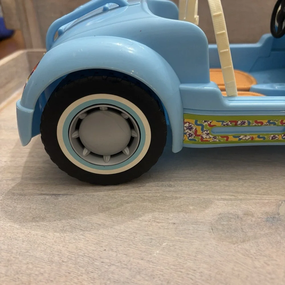 Barbie Beach Car‎ 2006 Glam Cruiser Blue Convertible Sports Car Mattel No Basket